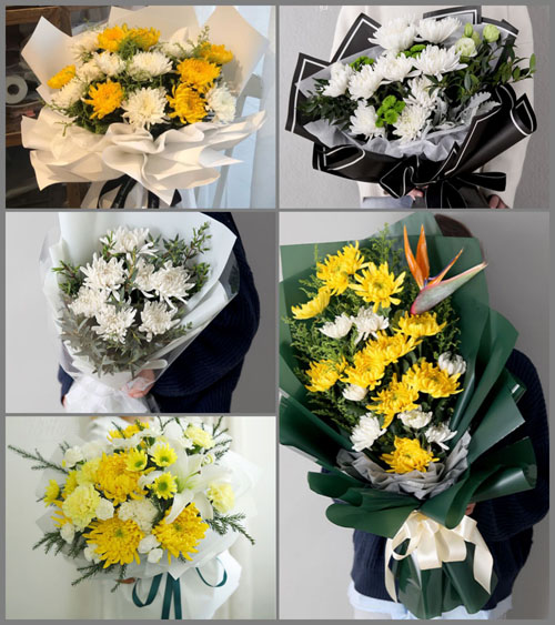 湖南永州祁阳县羊角塘镇堆上村白事花束代送